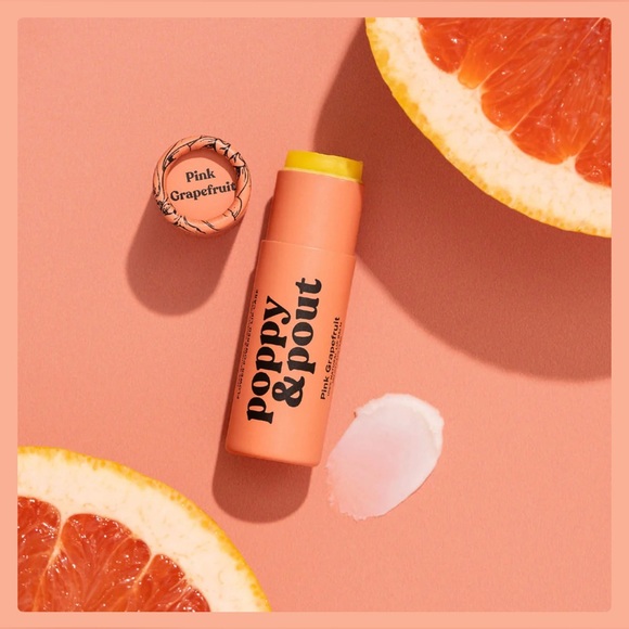 Poppy & Pout Other - Poppy & Pout Pink Grapefruit Lip Balm